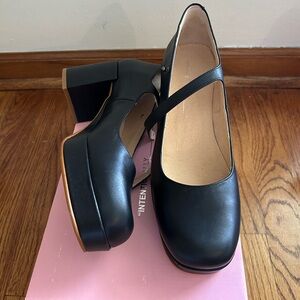 INTENTIONALLY BLANK Black Mary Jane Heels